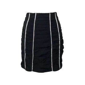 NEW h:ours Revolve Ruched Paneled Mini Skirt Sz. S